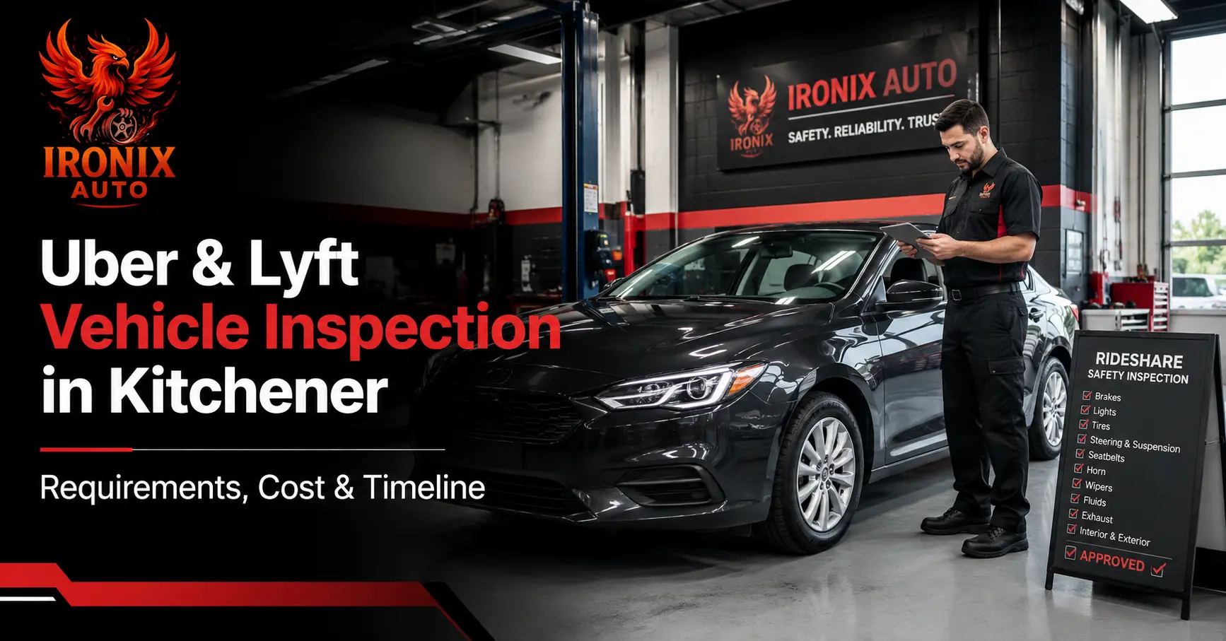 Uber & Lyft Vehicle Inspection in Kitchener