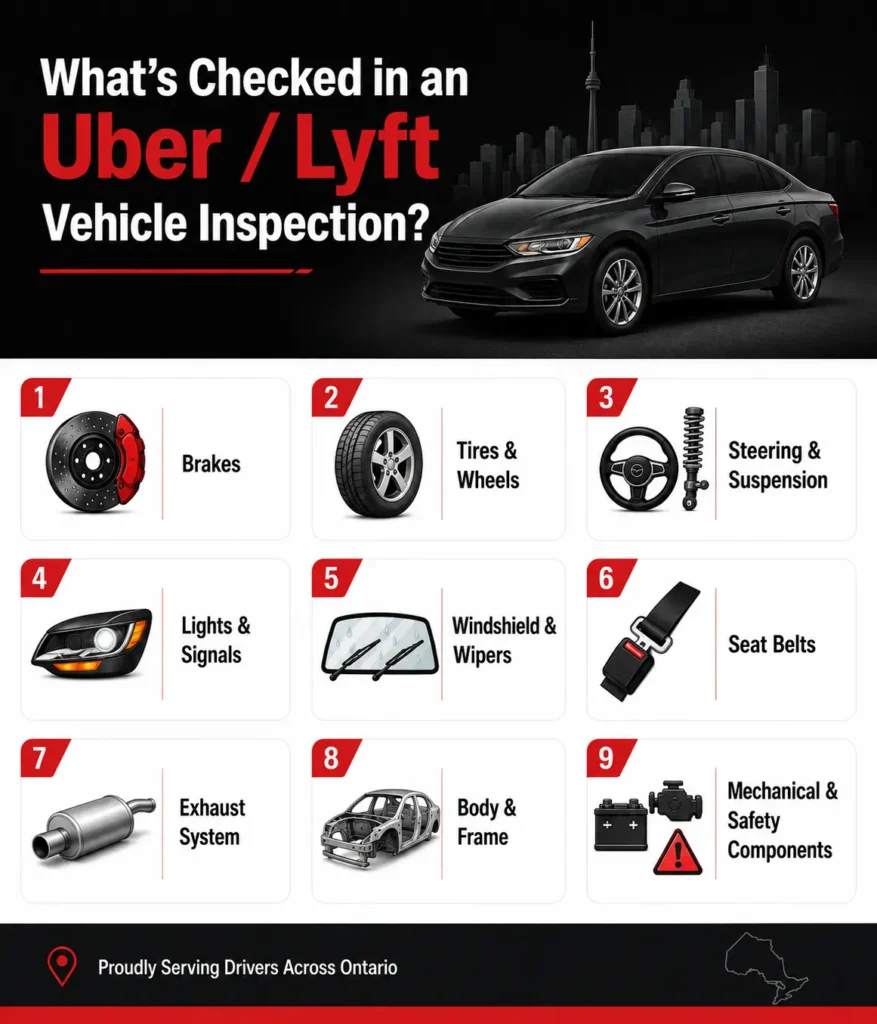 Uber and Lyft Vehicle Inspection Checklist
