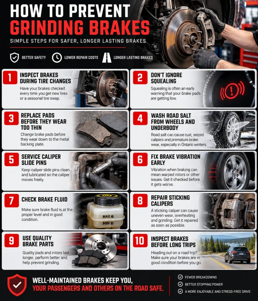 How to Prevent Grinding Brakes
